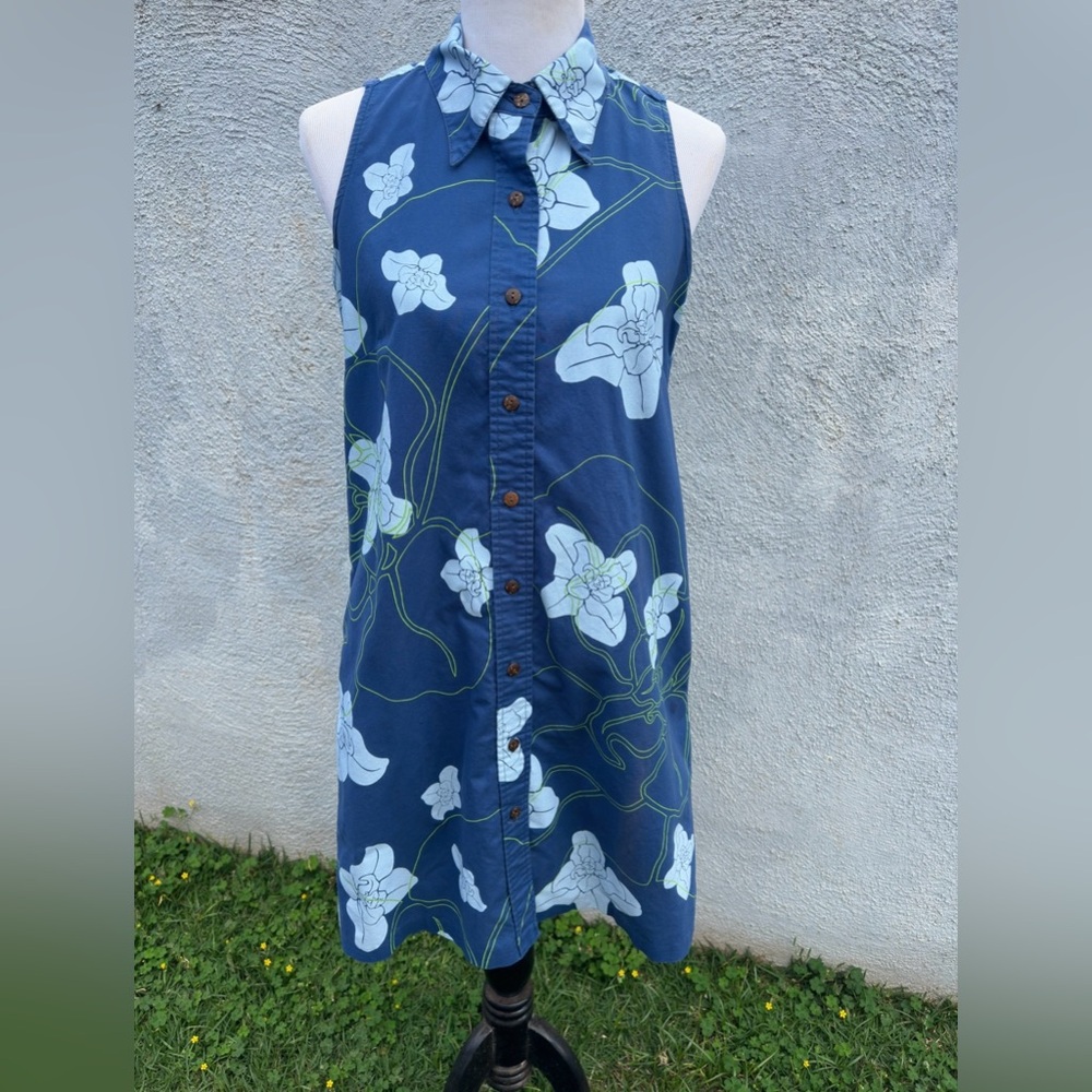 PreOwned Sig Zane Dress Multicolored Hawaiian Print Women's Medium